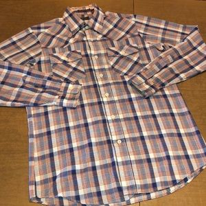 VTG LEVI'S Button Down Long Sleeve Western Shirt M